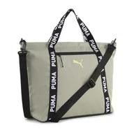 Torby sportowe - Torba Puma 09185603 AT ESS Shopper Lux Army Zielona - miniaturka - grafika 1