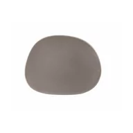 Talerze - Szary porcelanowy talerz deserowy Villeroy & Boch Like Organic, 21 cm - miniaturka - grafika 1