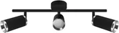 Lampy sufitowe - Lampa potrójna czarna sufitowa FRIDA 3xGU10 - miniaturka - grafika 1