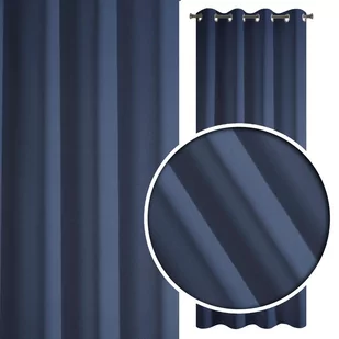 Eurofirany Zasłona Adore 140x250 Granatowa ex-z-adore-gran-140x250-przel - Zasłony - miniaturka - grafika 1