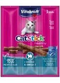Przysmaki dla psów - Vitakraft Vitakraft Kabanosy Cat Stick Mini z flądrą 3x18g 43204-uniw - miniaturka - grafika 1