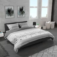 Pościel - Pościel bawełniana, geometryczny, boho, 160x200 cm 3 elementy - miniaturka - grafika 1