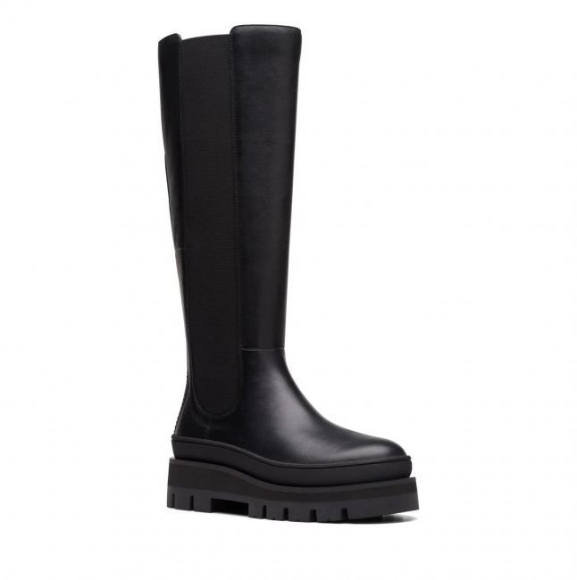 Clarks Orianna 2 Hi [black leather] - rozmiar 37