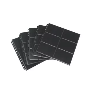 Gamegenic:24-Pocket Pages Sideloading-Black(10szt) - Akcesoria do gier planszowych - miniaturka - grafika 1
