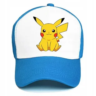 CZAPKA NIEBIESKA Z DASZKIEM DLA DZIECI PREZENT DLA FANA POKEMON PIKACHU WZ - Czapki i chusty sportowe męskie CZAPKA NIEBIESKA Z DASZKIEM DLA DZIECI PREZENT DLA FANA POKEMON PIKACHU WZ - Czapki i chusty sportowe męskie - miniaturka - grafika 1