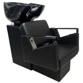 Myjki fryzjerskie - Myjnia myjka fryzjerska barberska Tomas do salonu fryzjerskiego barberskiego ruchoma ceramiczna misa armatura bateria słuchawka - miniaturka - grafika 1