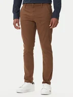Spodnie męskie - G-Star Raw Chinosy Chino 3.0 D25179-C105 Brązowy Slim Fit - miniaturka - grafika 1
