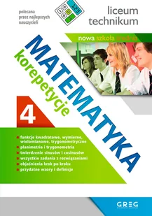 Matematyka korepetycje Część 4 Liceum techynikum Nowa - Matematyka - miniaturka - grafika 2