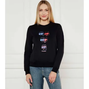 Karl Lagerfeld Bluza IKON Regular Fit - Bluzy damskie - miniaturka - grafika 1