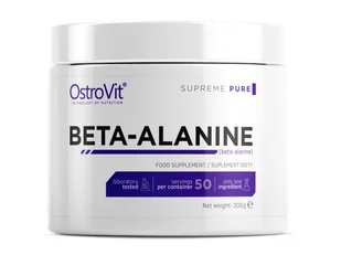 OstroVit Supreme Pure Beta-Alanine 200 g - Ochrona stawów - miniaturka - grafika 2