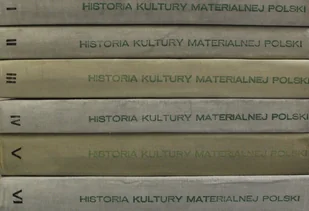 Historia Kultury materialnej Polski Tom I do VI - Książki o kulturze i sztuce - miniaturka - grafika 1