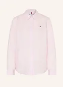 Koszule damskie - Tommy Hilfiger Koszula Z Lnu rosa - TOMMY HILFIGER - miniaturka - grafika 1