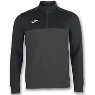 Bluzy damskie - Joma Sweatshirt 1/2 Zip Winner Dark Grey-Black - miniaturka - grafika 1