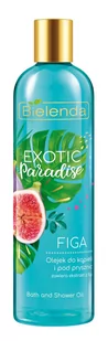 Bielenda Exotic Paradise Olejek do kąpieli i pod prysznic Figa 400ml - Kosmetyki do kąpieli - miniaturka - grafika 1