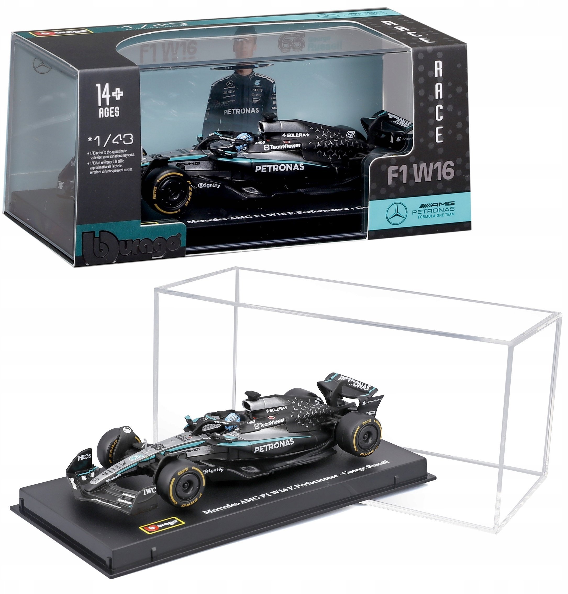 BBU 1:43 Formula Mercedes AMG G.Russell 38238_63