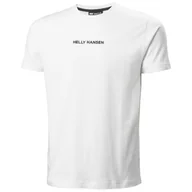 Koszulki sportowe męskie - Koszulka męska Helly Hansen Core T-Shirt 2.0 Rozmiar: XL / Kolor: biały - miniaturka - grafika 1