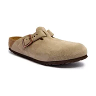 Buty dla dziewczynek - Birkenstock Skórzane mule Boston LEVE narrow fit - miniaturka - grafika 1