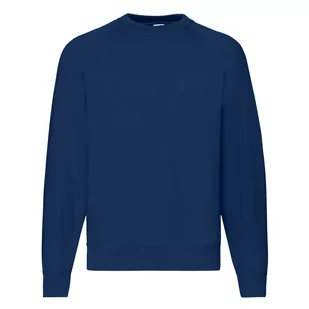Bluza męska Raglan Sweat Fruit of the Loom - Granatowy S - Bluzy męskie - miniaturka - grafika 1