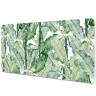 Podkładki na biurko - Mata ochronna na biurko Liście bananowca 90x45 cm - miniaturka - grafika 1