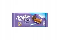Słodkie kremy i masła - Czekolada mleczna Z KAWAŁKAMI CIASTECZEK Milka Oreo 100 g - miniaturka - grafika 1