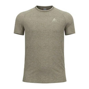 Koszulka męska Odlo ESSENTIAL SEAMLESS T-shirt crew neck l/s - Koszulki sportowe męskie - miniaturka - grafika 1
