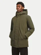 Kurtki męskie - Jack&Jones Parka Keen 12258403 Zielony Regular Fit - miniaturka - grafika 1
