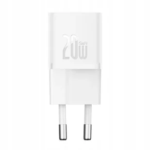 ŁADOWARKA SIECIOWA Baseus Zasilacz Adapter Kostka USB-C Charger 20W Biała - Ładowarki do telefonów ŁADOWARKA SIECIOWA Baseus Zasilacz Adapter Kostka USB-C Charger 20W Biała - Ładowarki do telefonów - miniaturka - grafika 1