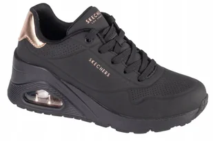 Buty Damskie Skechers Uno Wedge - Hi Steps 177520-Bbk Sneakersy Czarne 39,5 - Sneakersy damskie - miniaturka - grafika 1