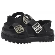 Sandały damskie - Sandały Towny AD 35964/BD586 Black (ML346-a) Melissa - miniaturka - grafika 1