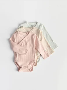 Reserved - Kopertowe body 3 pack - brudny róż - Komplety dla niemowląt - miniaturka - grafika 1
