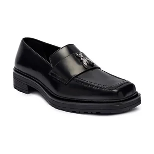 Patrizia Pepe Skórzane loafersy - Półbuty damskie - miniaturka - grafika 1