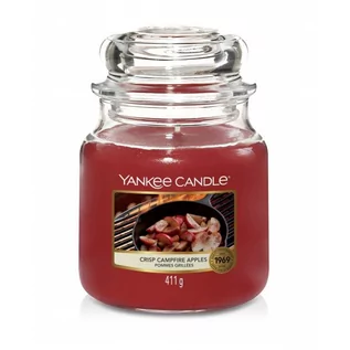 Świece - Yankee Candle Crisp Campfire Apple świeczka zapachowa 411 g - grafika 1