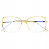 Dodatki do strojów karnawałowych - OKULARY ZERÓWKI Z FILTREM BLUE LIGHT DO KOMPUTERA - miniaturka - grafika 1