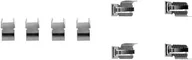 Klocki hamulcowe - HELLA PAGID 8DZ 355 202-211 Zestaw akcesoriów, klocki hamulcowe - K0019 - System hamulcowy: Akebono - dla m. in. BERTONE / DAIHATSU - miniaturka - grafika 1