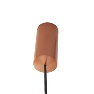 Lampa wisząca Lucande LED Varineth, kolor miedziany, aluminium, Ø 11 cm - Lampy sufitowe - miniaturka - grafika 4