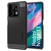 Pozostałe akcesoria do telefonów - Etui Spigen Rugged Armor do Xiaomi Redmi Note 13 5G Matte Black - miniaturka - grafika 1