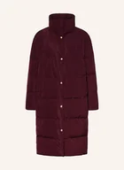 Płaszcze damskie - Tommy Hilfiger Płaszcz Puchowy Crest rot - TOMMY HILFIGER - miniaturka - grafika 1