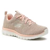 Buty sportowe damskie - Skechers Graceful - Twisted Fortune 12614-ntcl - miniaturka - grafika 1