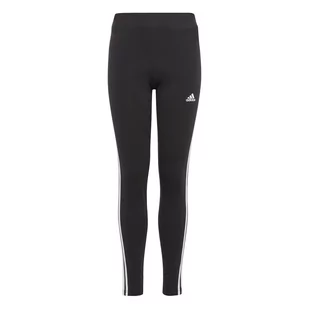 Legginsy dziewczęce adidas ESSENTIALS 3-STRIPES czarne IC3623 - Legginsy - miniaturka - grafika 1