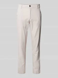 Chinosy o kroju tapered fit z wpuszczanymi kieszeniami model ‘STACE’ - Spodnie męskie Chinosy o kroju tapered fit z wpuszczanymi kieszeniami model ‘STACE’ - Spodnie męskie - miniaturka - grafika 1