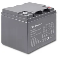 Baterie do zasilaczy awaryjnych UPS - Qoltec Qoltec Qoltec Akumulator AGM | 12V | 45Ah | max.13.5A (53035) - miniaturka - grafika 1