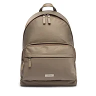 Plecaki - Plecak Calvin Klein Sleek Round LV04D3143G Beżowy - miniaturka - grafika 1
