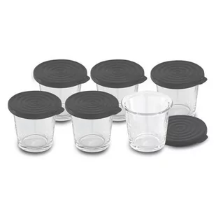 Tefal zestaw 6 szklanych pojemników XA606011 Verrines Cook4me+ - Akcesoria i części AGD - miniaturka - grafika 1