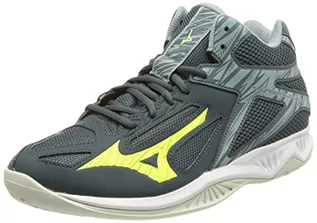 Buty sportowe męskie - Mizuno Męskie buty do siatkówki Thunder Blade 3 Mid, Oblue Nlime Mistyblue, 41 EU - grafika 1