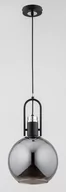 Lampy sufitowe - Movena lampa wisząca 1xE27 czarna/chrom 61276 - miniaturka - grafika 1