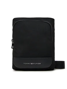Tommy Hilfiger Saszetka Th Business Nylon Mini Crossover AM0AM13193 Czarny - Nerki - miniaturka - grafika 1
