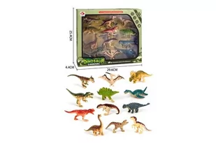 Zestaw dinozaurów 12 el. - Artyk - Figurki dla dzieci - miniaturka - grafika 1