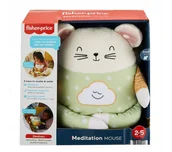 Maskotki i pluszaki - Fisher Price, Przytulna mysz do medytacji + światło i dźwięk - miniaturka - grafika 1