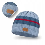 Czapki dla dzieci - Czapka Dziecięce Jesienno-Zimowa Niebieska Baby Blue PaMaMi Lekka Beanie - miniaturka - grafika 1