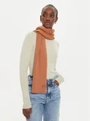 Apaszki i szaliki damskie - Calvin Klein Szalik Embroidery Fine K60K612601 Brązowy - miniaturka - grafika 1